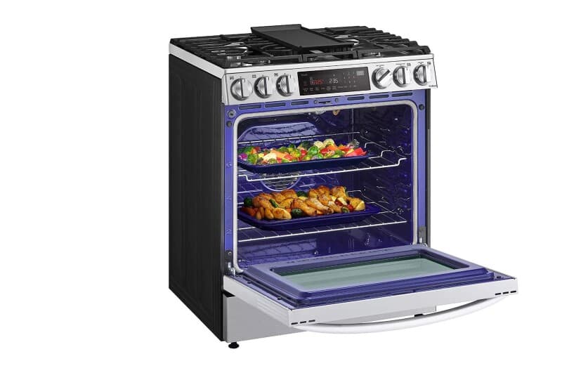 6.3 Cu. Ft. Smart Wi-fi Enabled Probake Convection® Instaview® gas Slide-in Range With Air Fry view 7