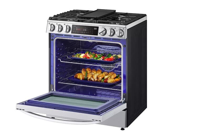6.3 Cu. Ft. Smart Wi-fi Enabled Probake Convection® Instaview® gas Slide-in Range With Air Fry view 8