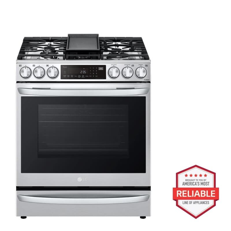 6.3 Cu. Ft. Smart Gas Slide-in Range With Instaview® Probake Convection®, Air Fry, And Air Sous Vide