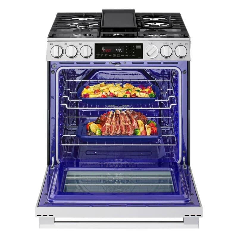6.3 Cu Ft. Smart Gas Slide-in Range With Instaview®, Probake Convection®, And Air Fry view 10