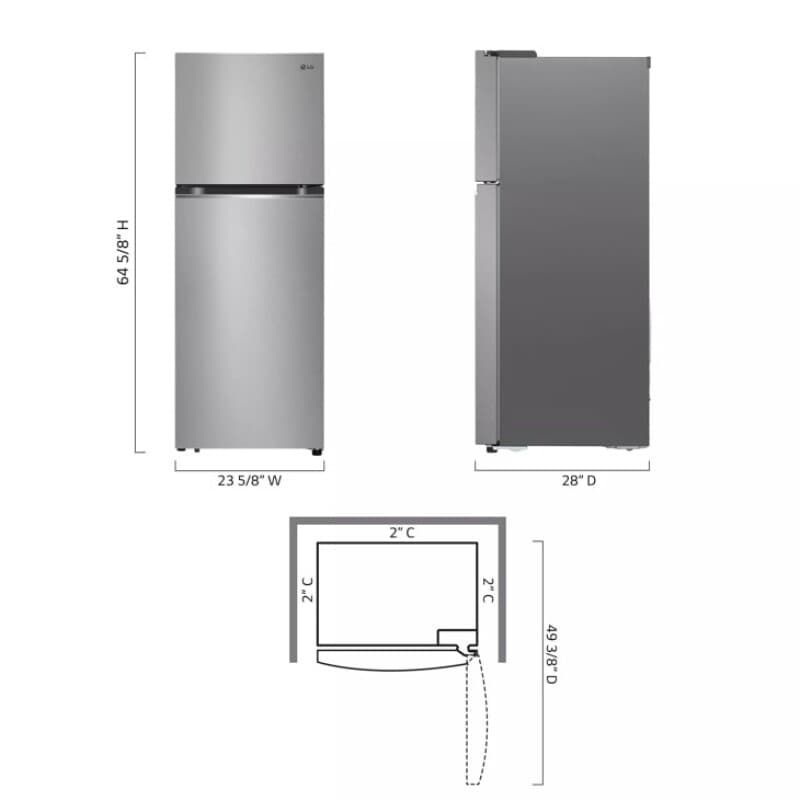 11 Cu. Ft. Top Mount Refrigerator view 2