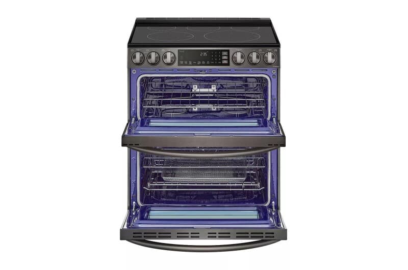 7.3 Cu. Ft. Smart Electric Double Oven Slide-in Range With Instaview®, Probake® Convection, Air Fry, And Air Sous Vide view 4