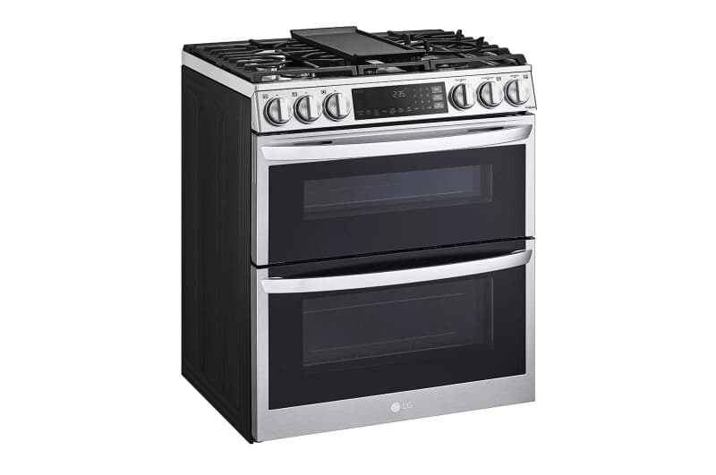 6.9 Cu. Ft. Smart Gas Double Oven Slide-in Range With Instaview®, Probake® Convection, Air Fry, And Air Sous Vide view 4