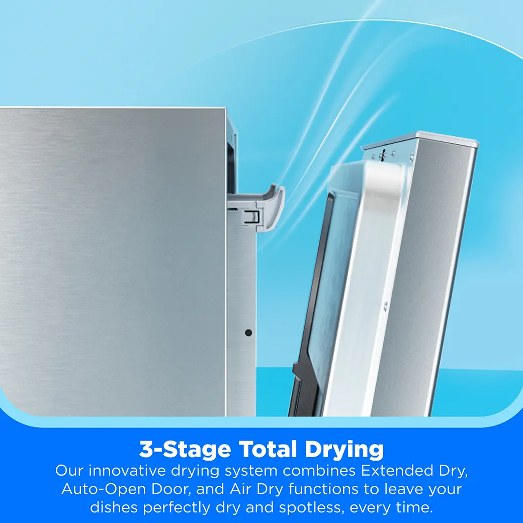 24" Top Control Dishwasher with 3-Stage Total Drying view 8
