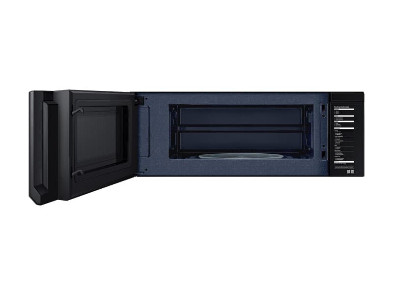 Bespoke 1.1 cu. ft. Smart OTR with Wi-fi, Voice control, and 1100 W Power; White Glass view 6