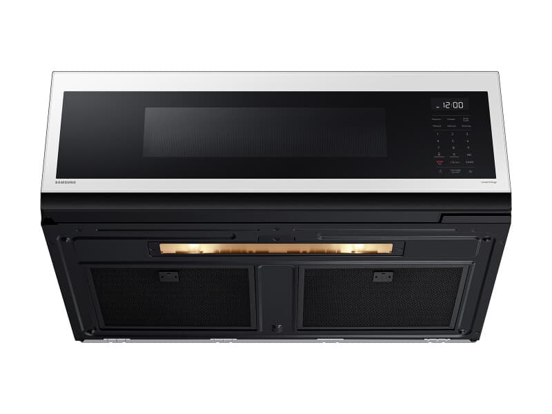 Bespoke 1.1 cu. ft. Smart OTR with Wi-fi, Voice control, and 1100 W Power; White Glass view 10