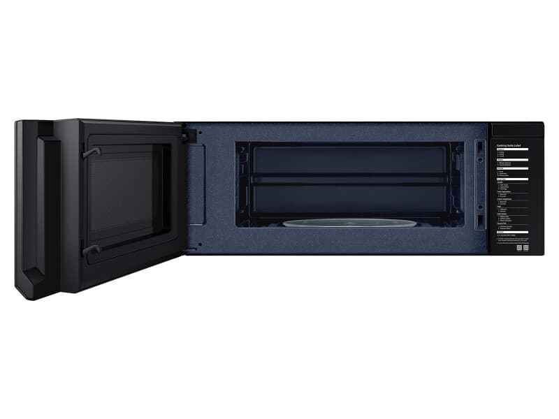 1.1 cu. ft. Smart SLIM Over-the-Range Microwave with 400 CFM Ventilation in Matte Black Steel view 8