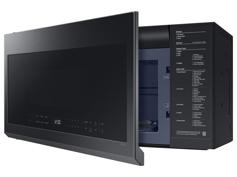 Smart Over-the-Range Microwave 2.1 cu. ft. in Matte Black Steel  view 7