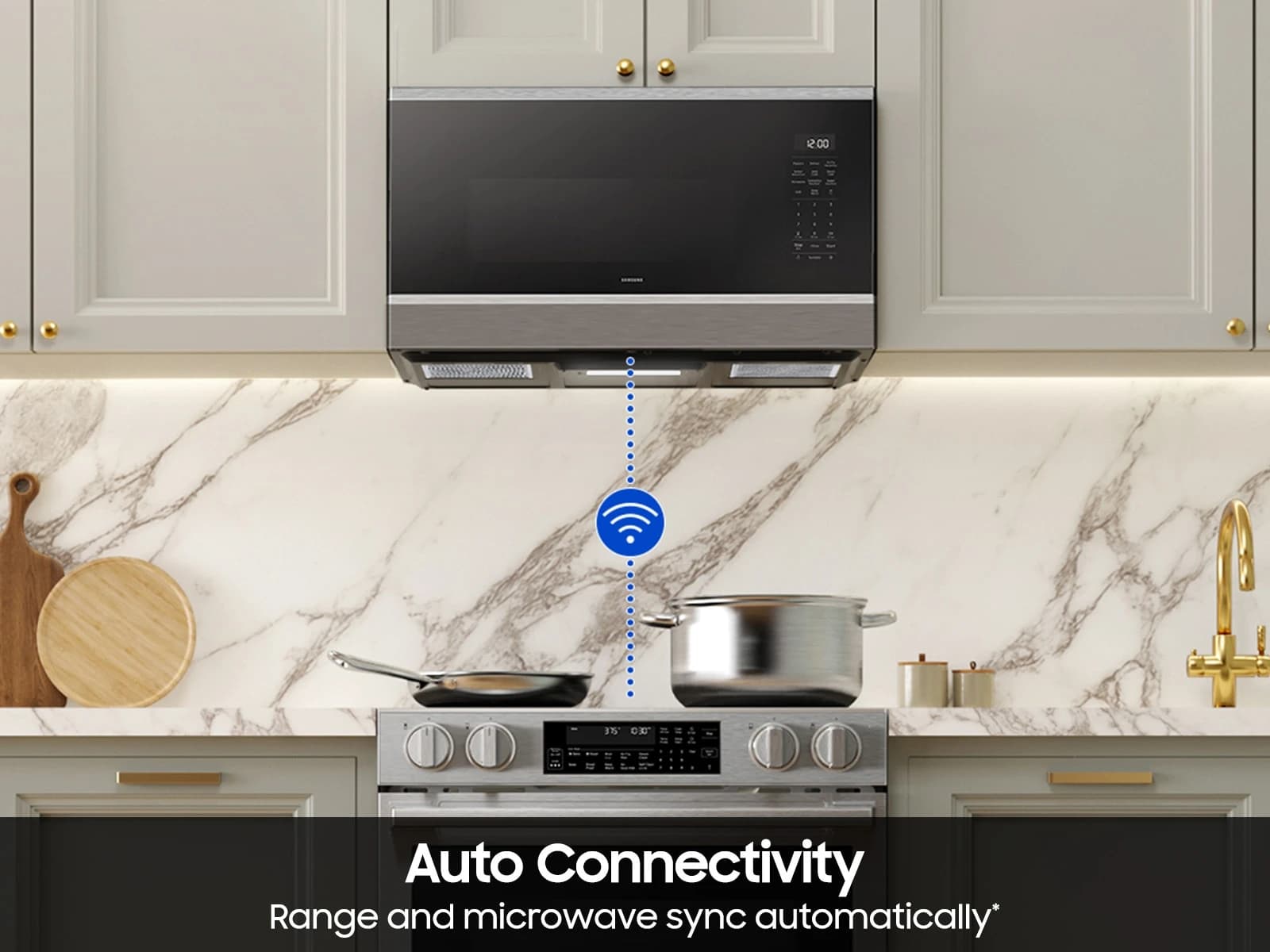 Bespoke Over the Range Microwave – Stainless Steel view 7