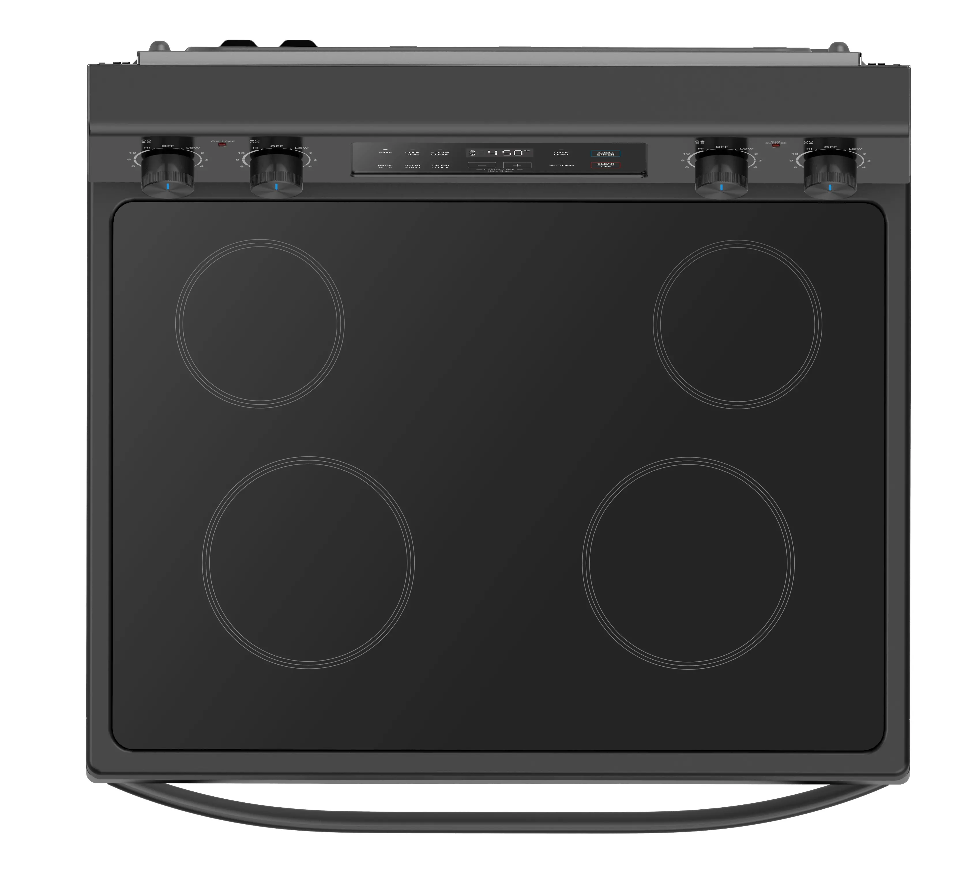 6.3 cu. ft. 4-Element Freestanding Electric Range with Steam Cleaning view 2
