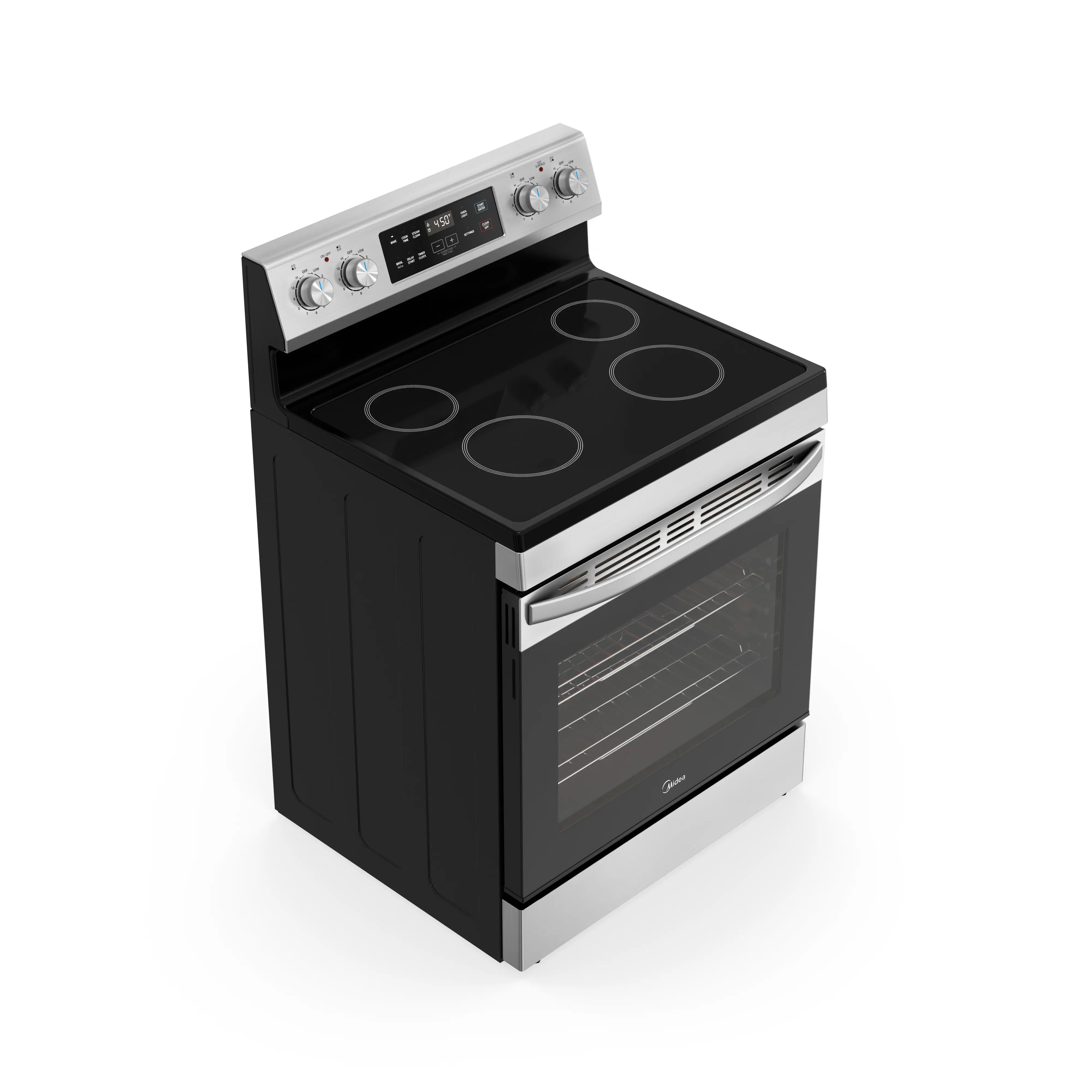 6.3 cu. ft. 4-Element Freestanding Electric Range with Steam Cleaning view 5
