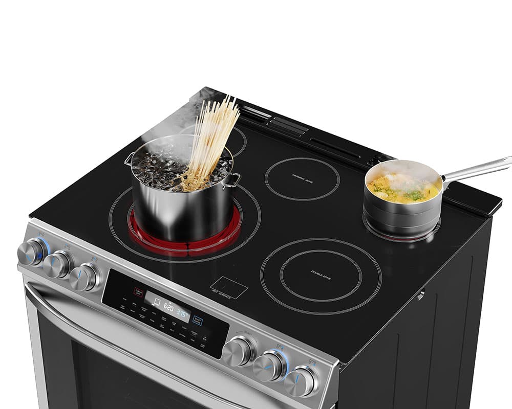 6.3 cu. ft. 5-Element Slide-In Electric Range with Air Fry Convection view 6