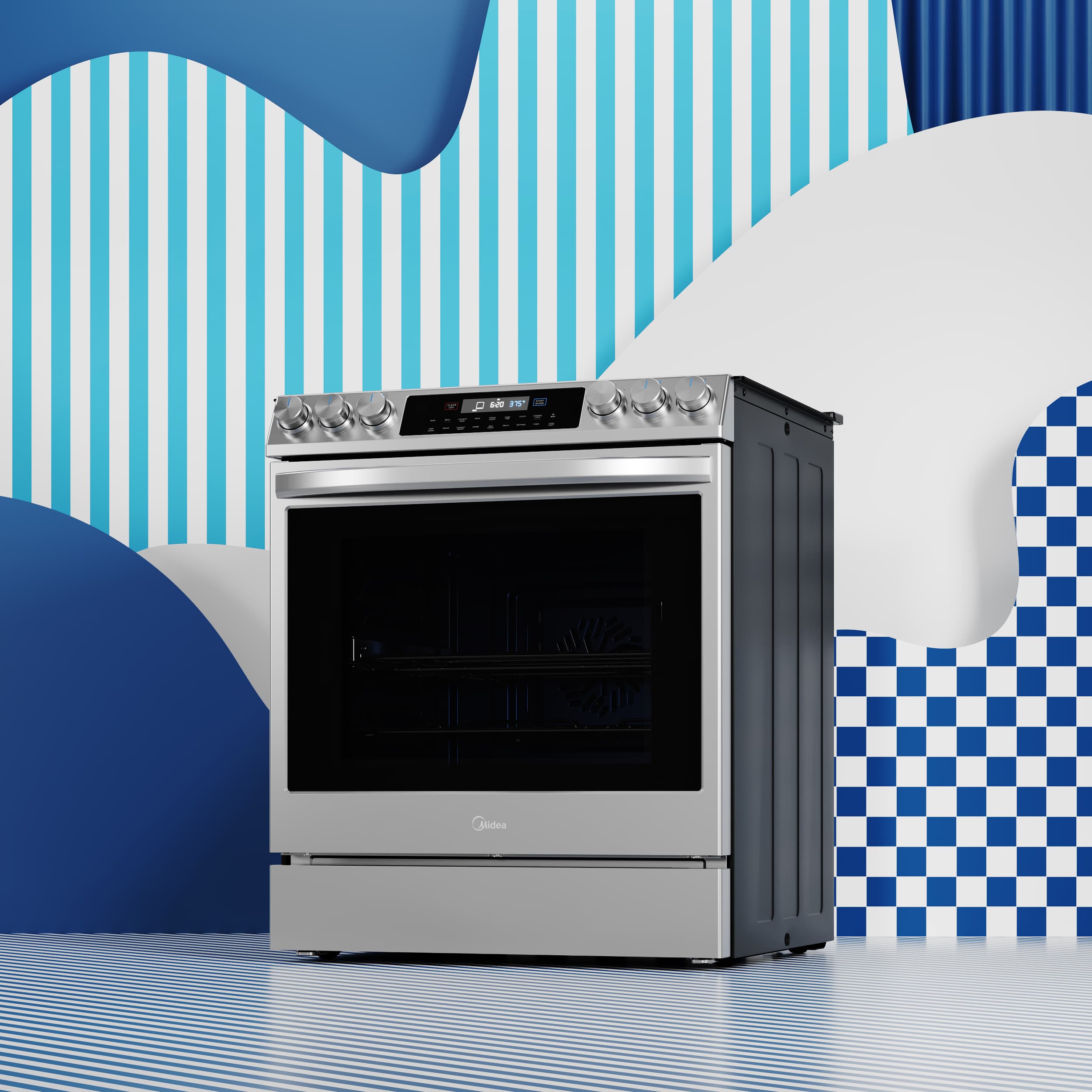 6.3 cu. ft. 5-Element Slide-In Electric Range with Air Fry Convection view 7