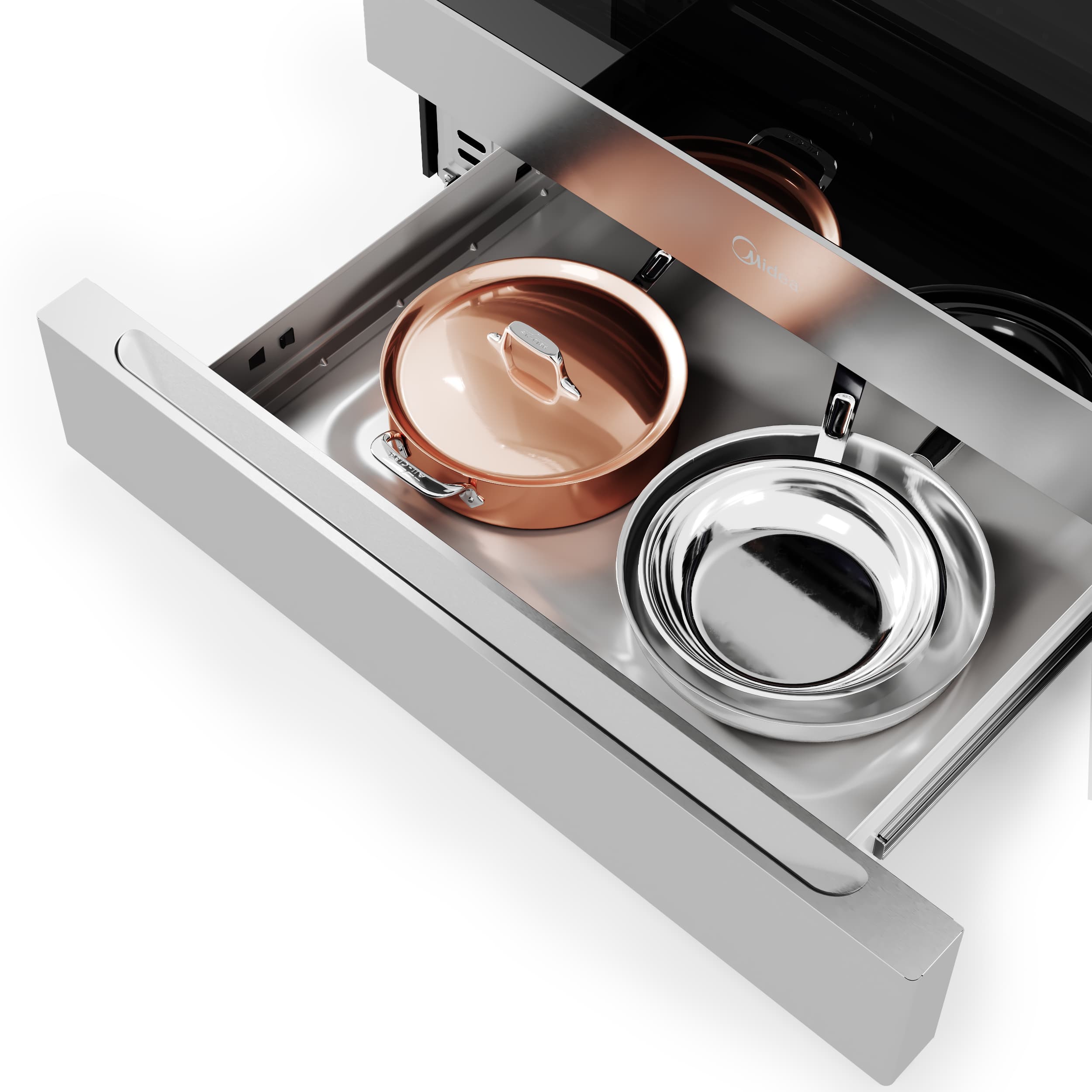 6.1 cu. ft. 5-Burner Smart Slide-In Gas Range with Air Fry Convection view 2