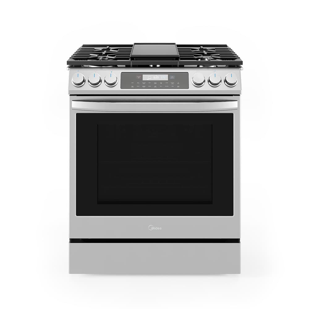 6.1 cu. ft. 5-Burner Smart Slide-In Gas Range with Air Fry Convection