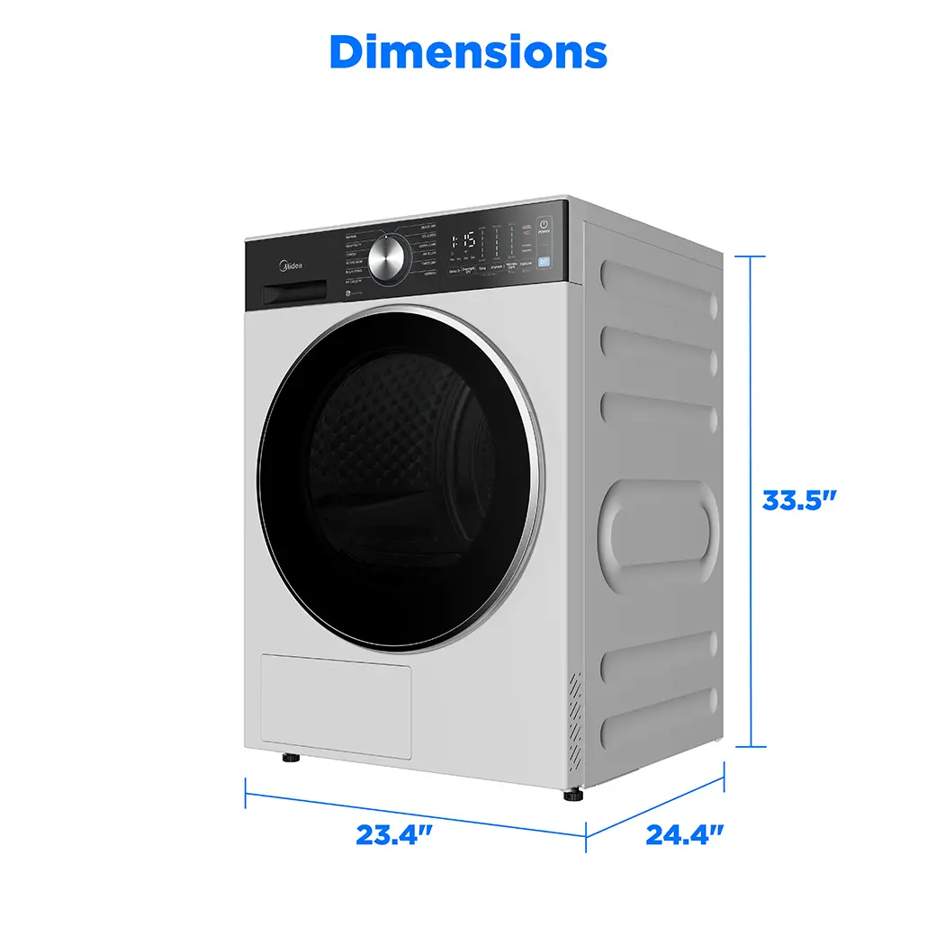 4.4 cu. ft. Compact Heat Pump Dryer (White) view 7