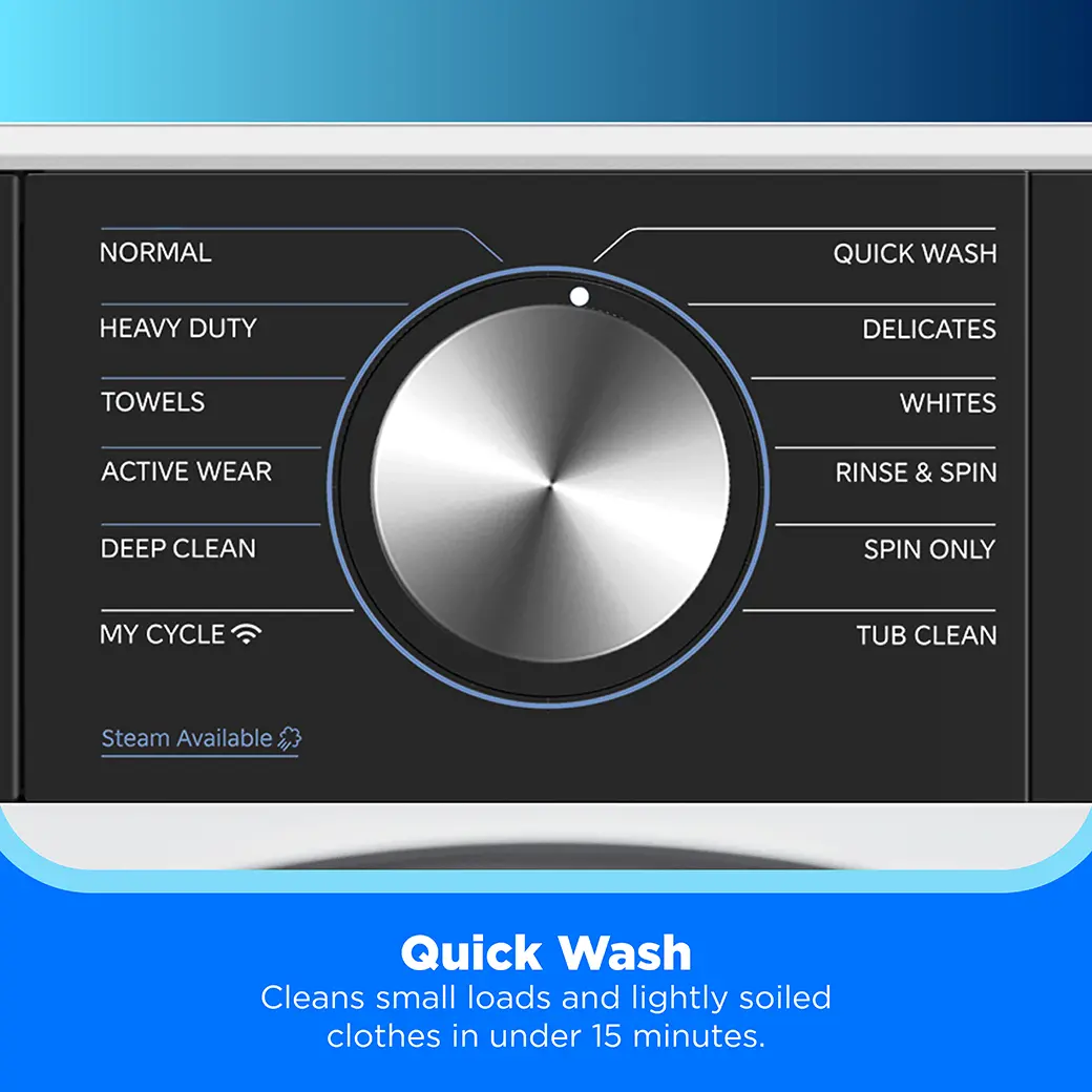 2.7 cu. ft. Compact Front Load Washer (White) view 5