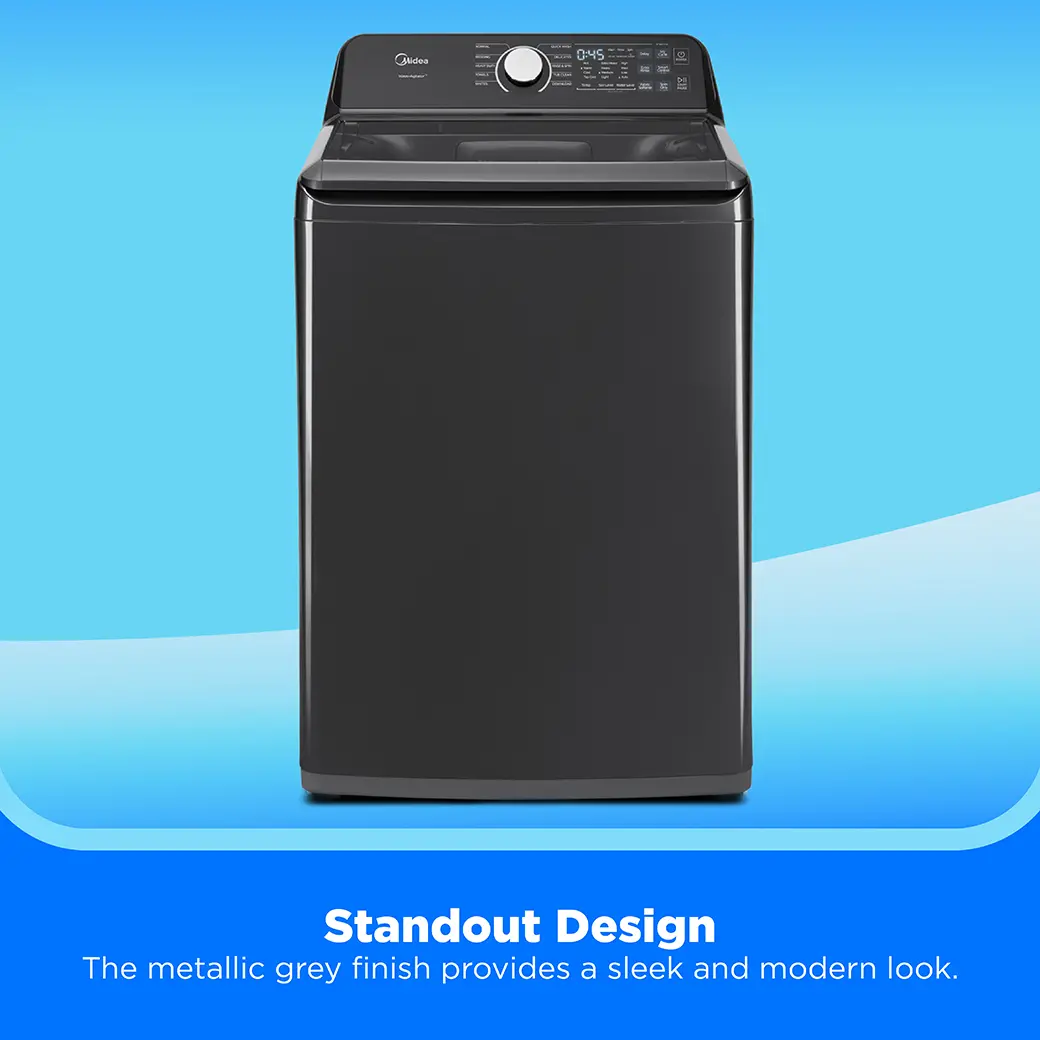 4.4 cu. ft. Smart Top Load Washer with Power Wave 360° Agitator™ (Metallic Grey) view 7