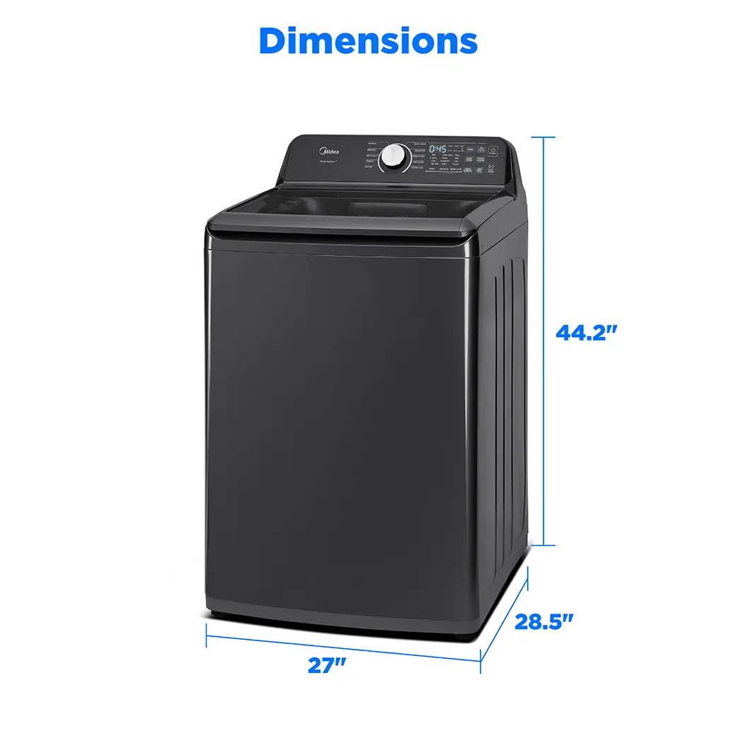 4.4 cu. ft. Smart Top Load Washer with Power Wave 360° Agitator™ (Metallic Grey) view 9