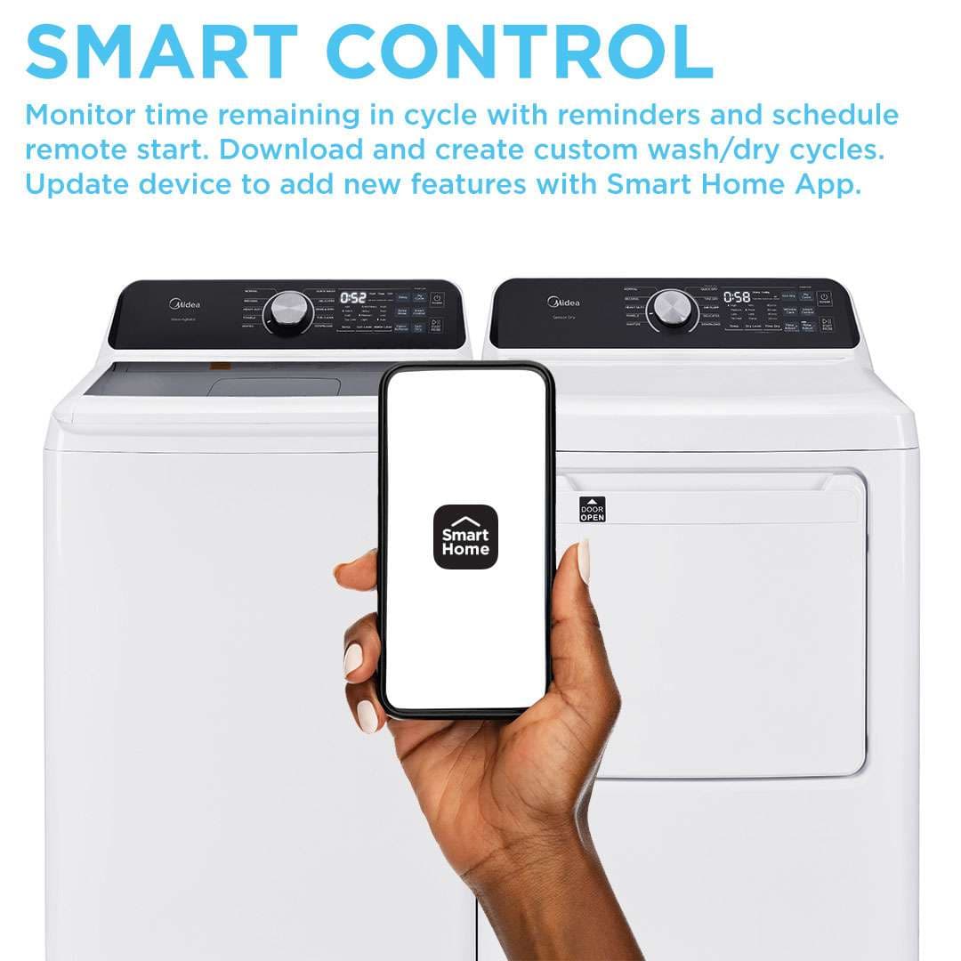 4.5 cu. ft. Smart Top Load Washer (White) view 6