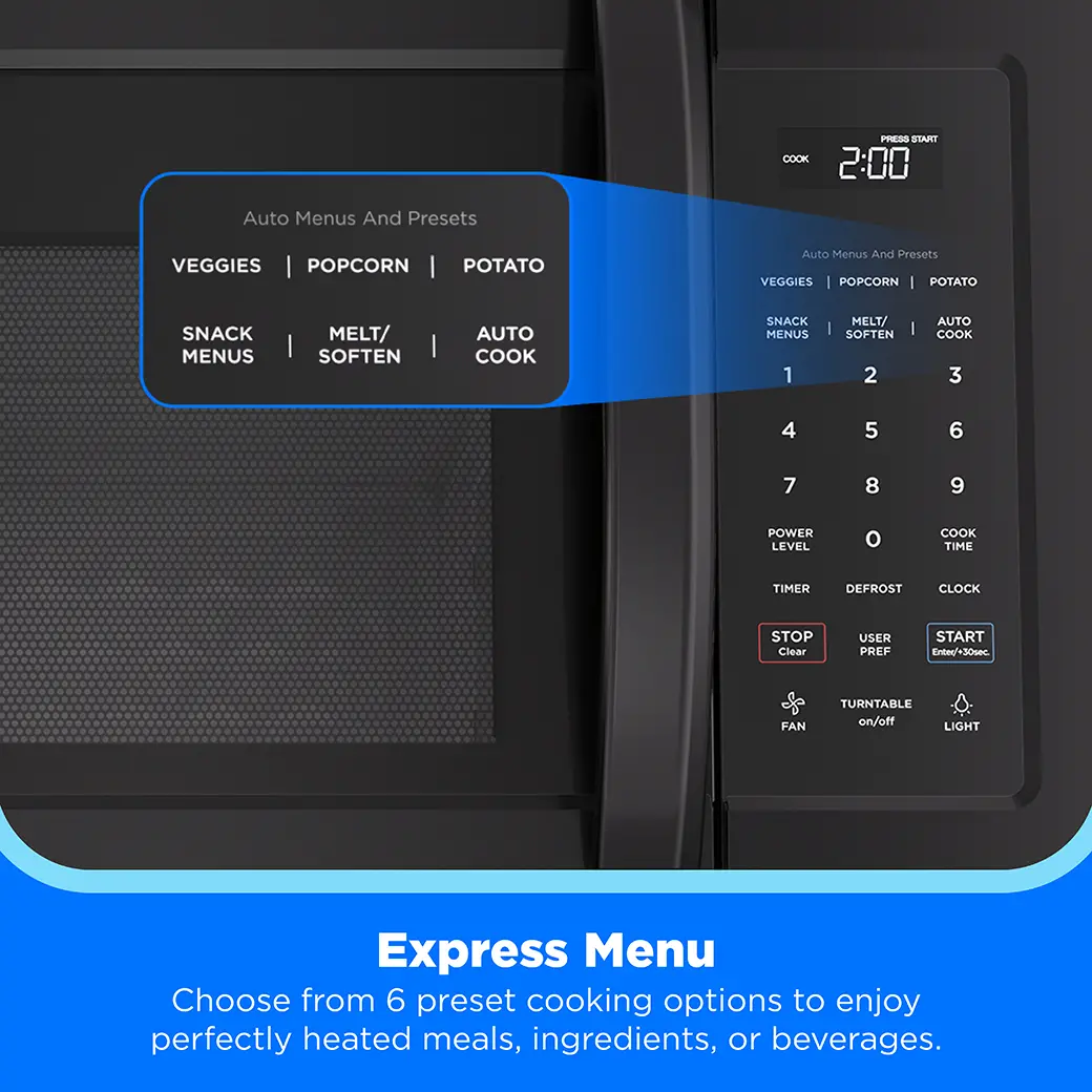 1.7 cu. ft. Over-the-Range Microwave view 8