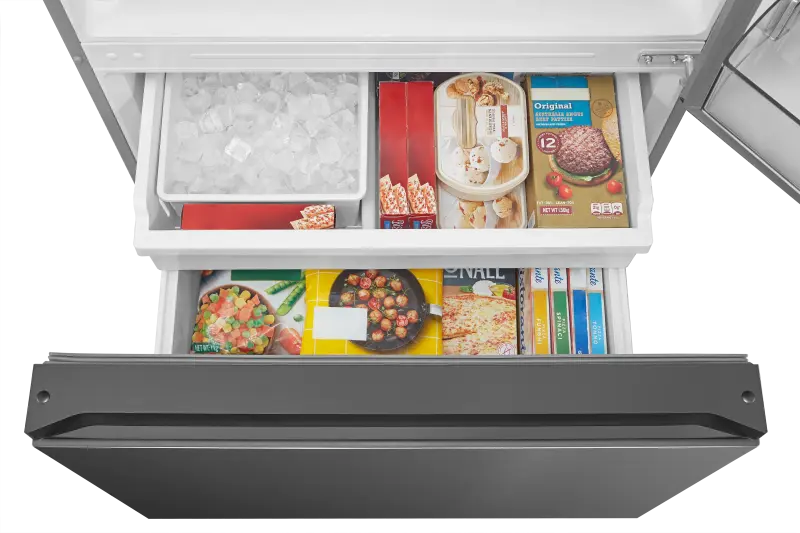 23 cu. ft. Counter-Depth Bottom-Freezer Refrigerator (Stainless Steel) view 9