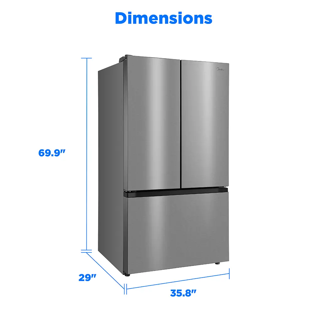 27 cu. ft. Counter-Depth PLUS™ French Door Refrigerator with Water2Ways™ view 8
