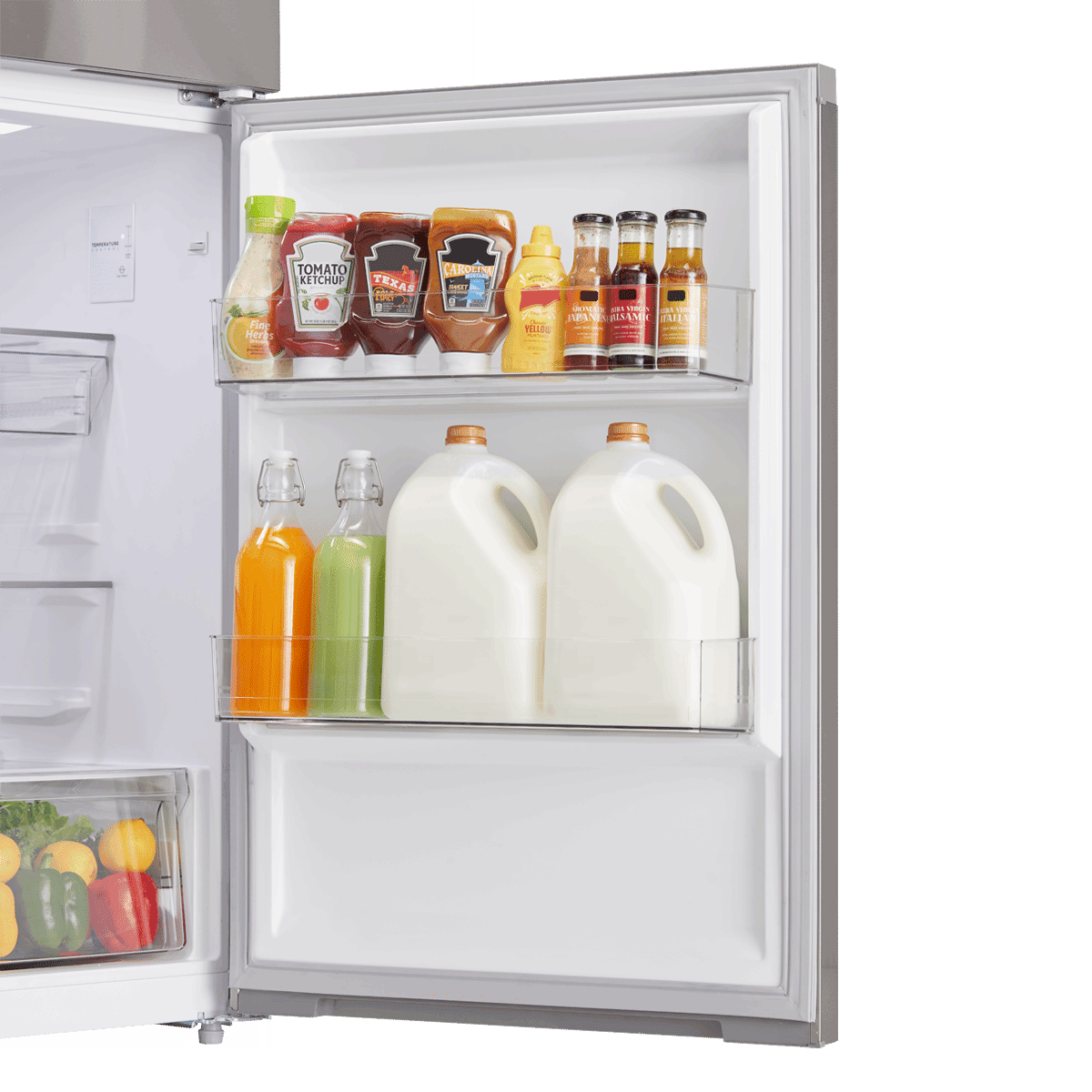14 cu. ft. Garage Ready Top-Freezer Refrigerator (Stainless Steel) view 4