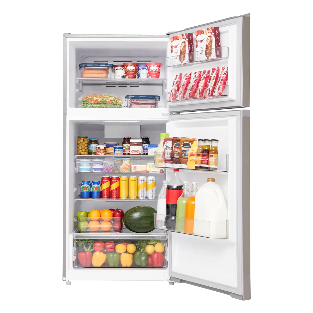 14.2 cu. ft. Garage Ready Top-Freezer Refrigerator (Stainless Steel) view 5