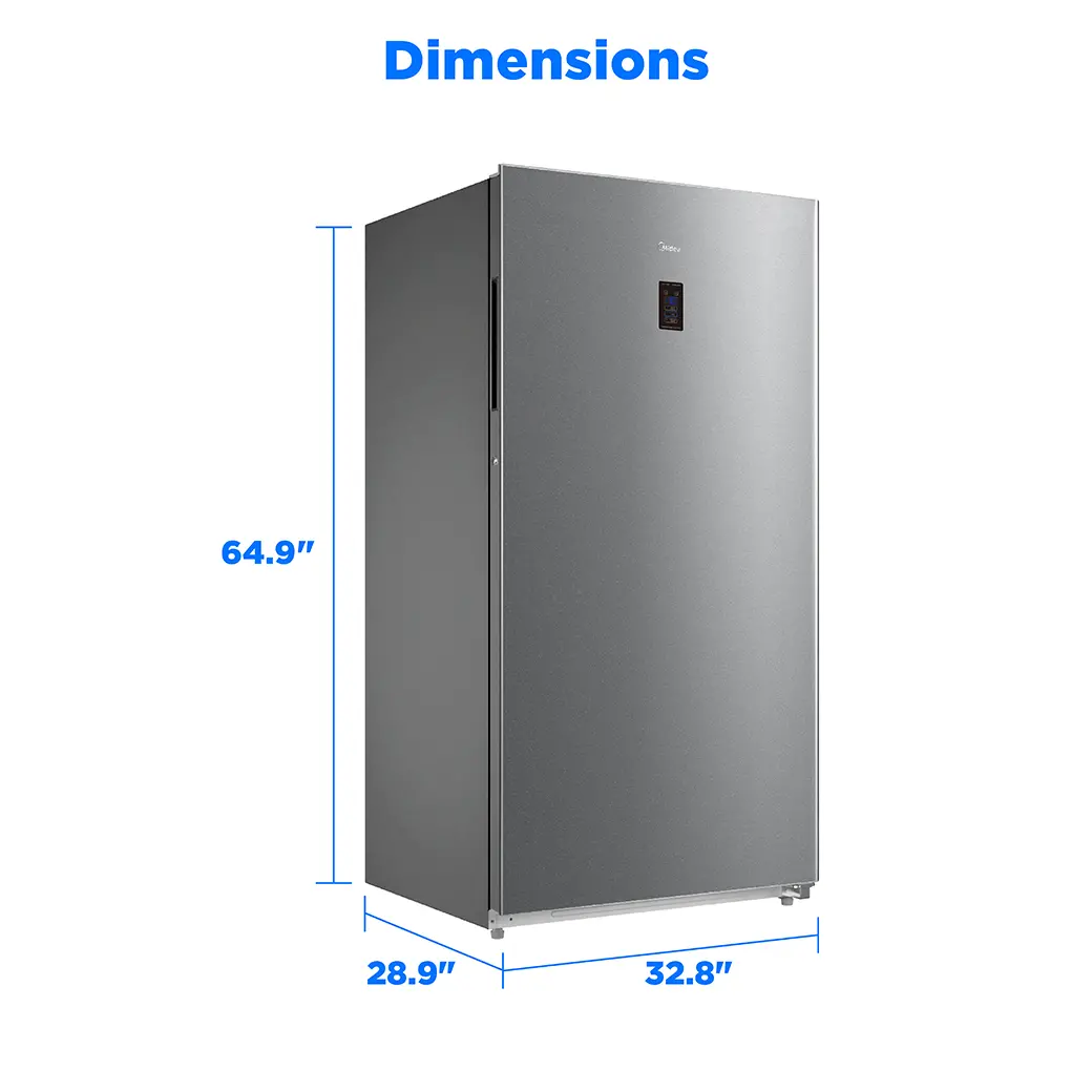 17 cu. ft. Convertible Upright Freezer (Stainless Steel) view 9