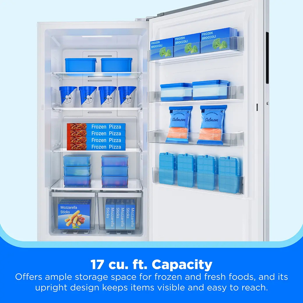 17 cu. ft. Convertible Upright Freezer (White) view 6