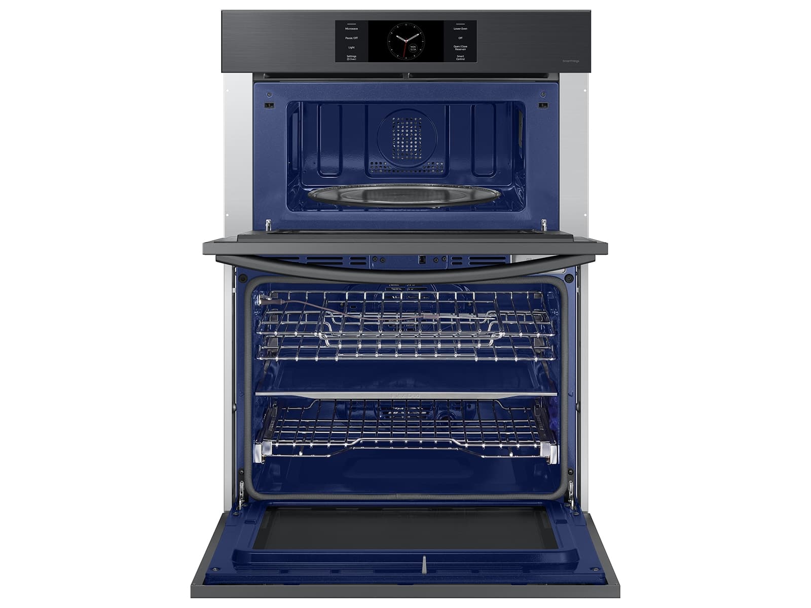 30" BESPOKE Microwave/Oven Combi, In-Oven Camera, Air Fry, Air Sous Vide, Flex Duo, Full Steam Cook, 7" LCD Display, Dual Fan True Convection,  Glide Rack, WIFI, 5.1 cu ft capacity – Matte Black Steel view 8