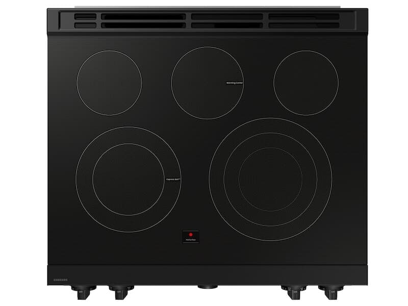 Bespoke 6.3 cu. ft. Smart Slide-In Electric Range with Air Sous Vide & Air Fry in White Glass view 7