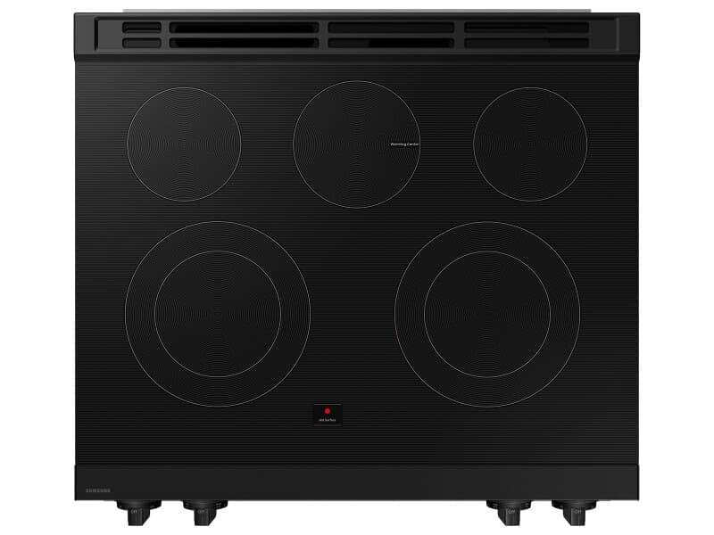 Bespoke Smart Slide-In Electric Range 6.3 cu. ft. in Stainless Steel with Safety Knobs view 9