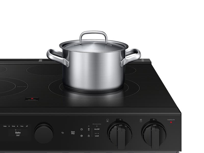 Bespoke 6.3 cu. ft. Smart Slide-In Electric Range with Air Sous Vide & Air Fry in Stainless Steel view 2