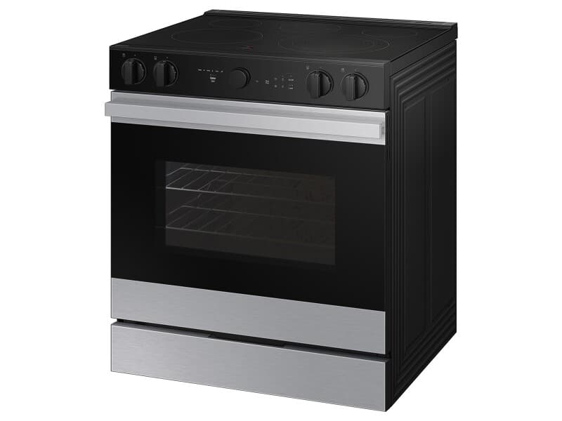 Bespoke 6.3 cu. ft. Smart Slide-In Electric Range with Air Sous Vide & Air Fry in Stainless Steel view 6