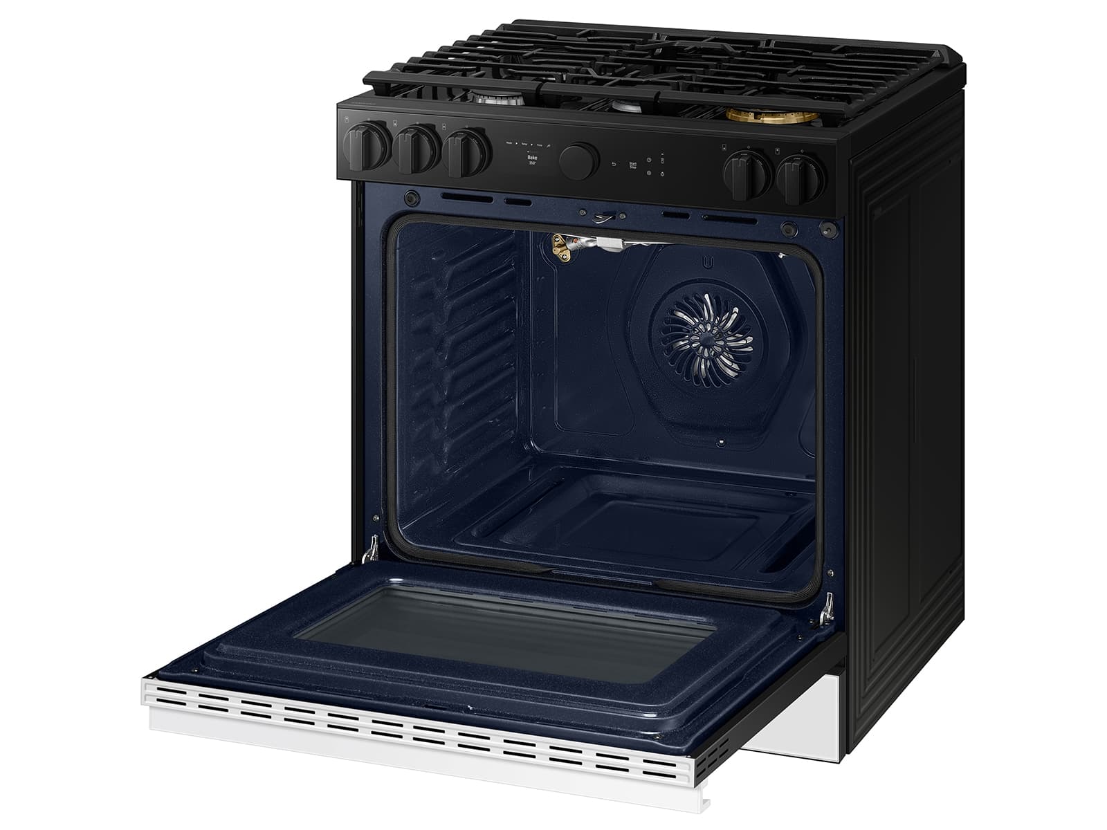 Bespoke Slide-in Gas Range Smart Oven Camera | Illuminated Precision Knobs 6.3 cu.ft. view 8