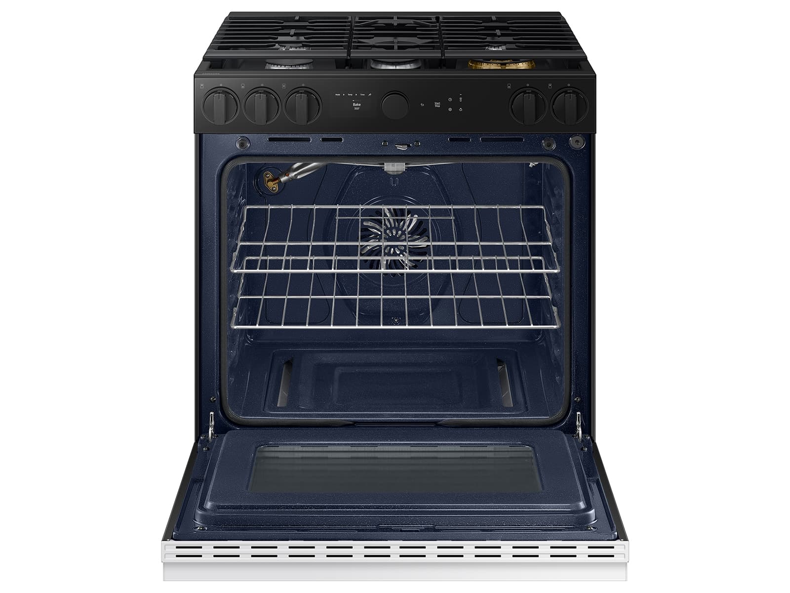 Bespoke Slide-in Gas Range Smart Oven Camera | Illuminated Precision Knobs 6.3 cu.ft. view 10