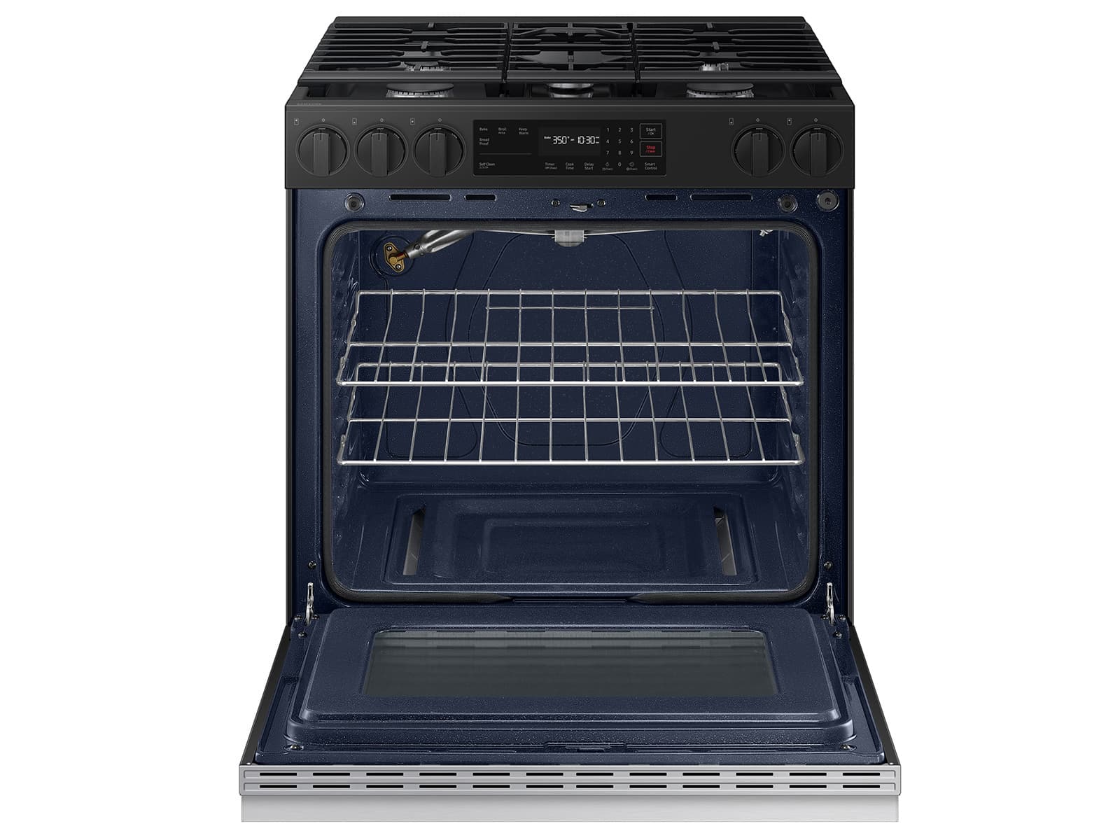 Bespoke Smart Slide-In Gas Range 6.0 cu. ft. in Stainless Steel with Safety Knobs view 7
