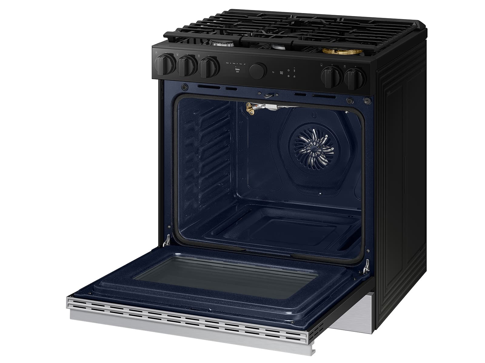 Bespoke Smart Slide-In Gas Range 6.0 cu. ft. in Stainless Steel with Air Sous Vide & Air Fry view 8