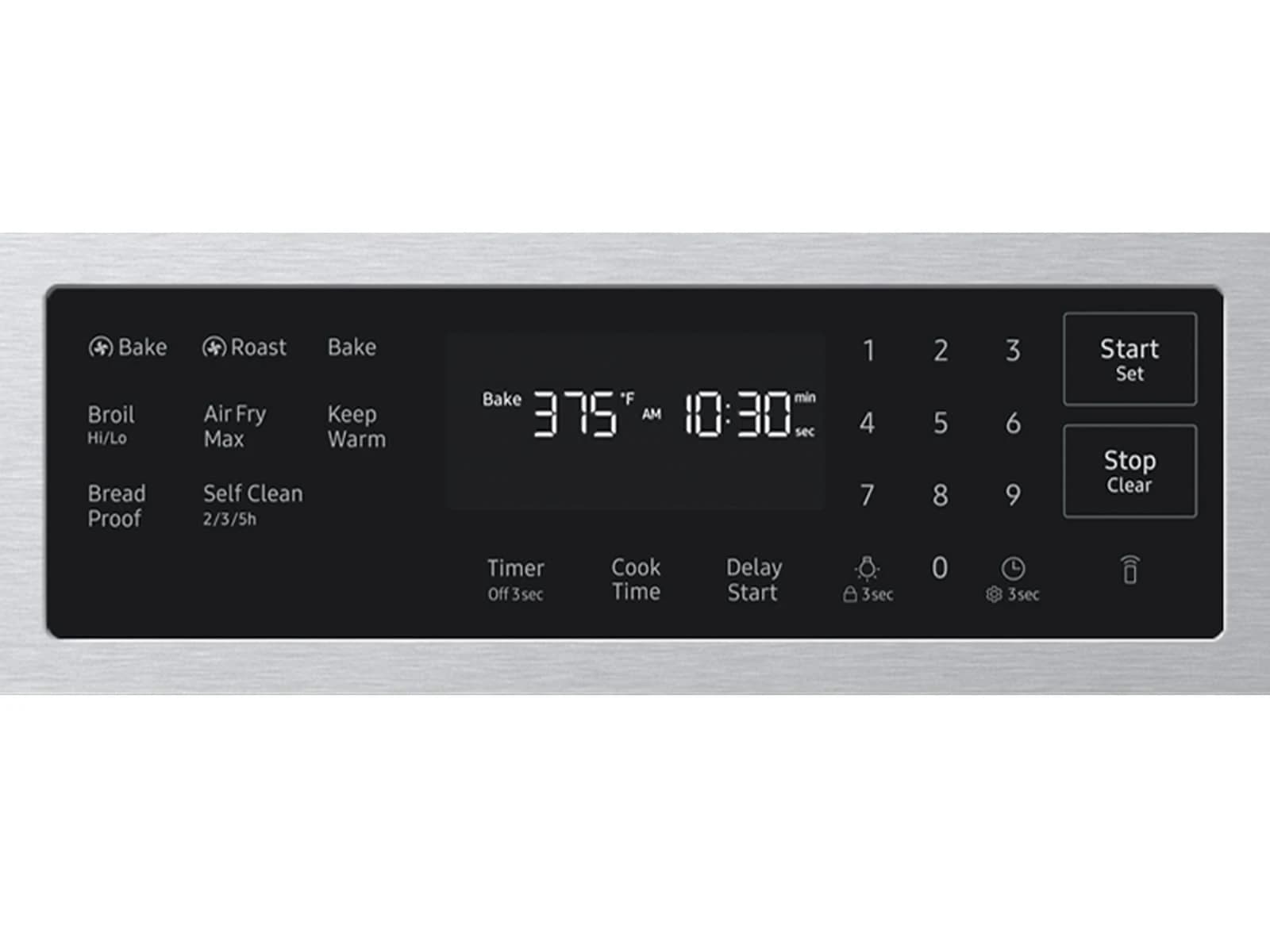 Bespoke Smart Slide-In Gas Range 6.0 cu. ft. with Air Fry Max in Stainless Steel view 9