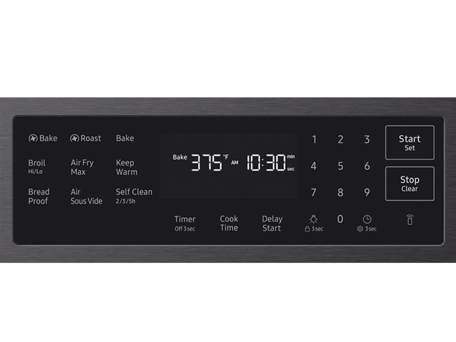 Bespoke Smart Slide-In Gas Range 6.0 cu. ft. with True Convection in Matte Black Steel view 9