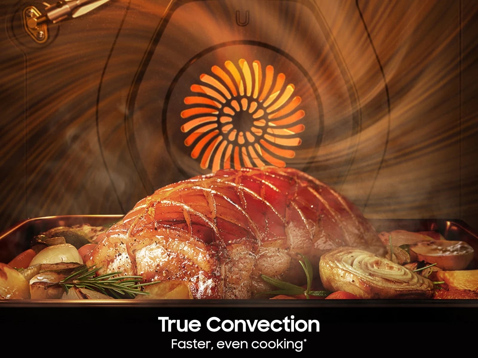Bespoke Smart Slide-In Gas Range 6.0 cu. ft. with True Convection in Stainless Steel view 7