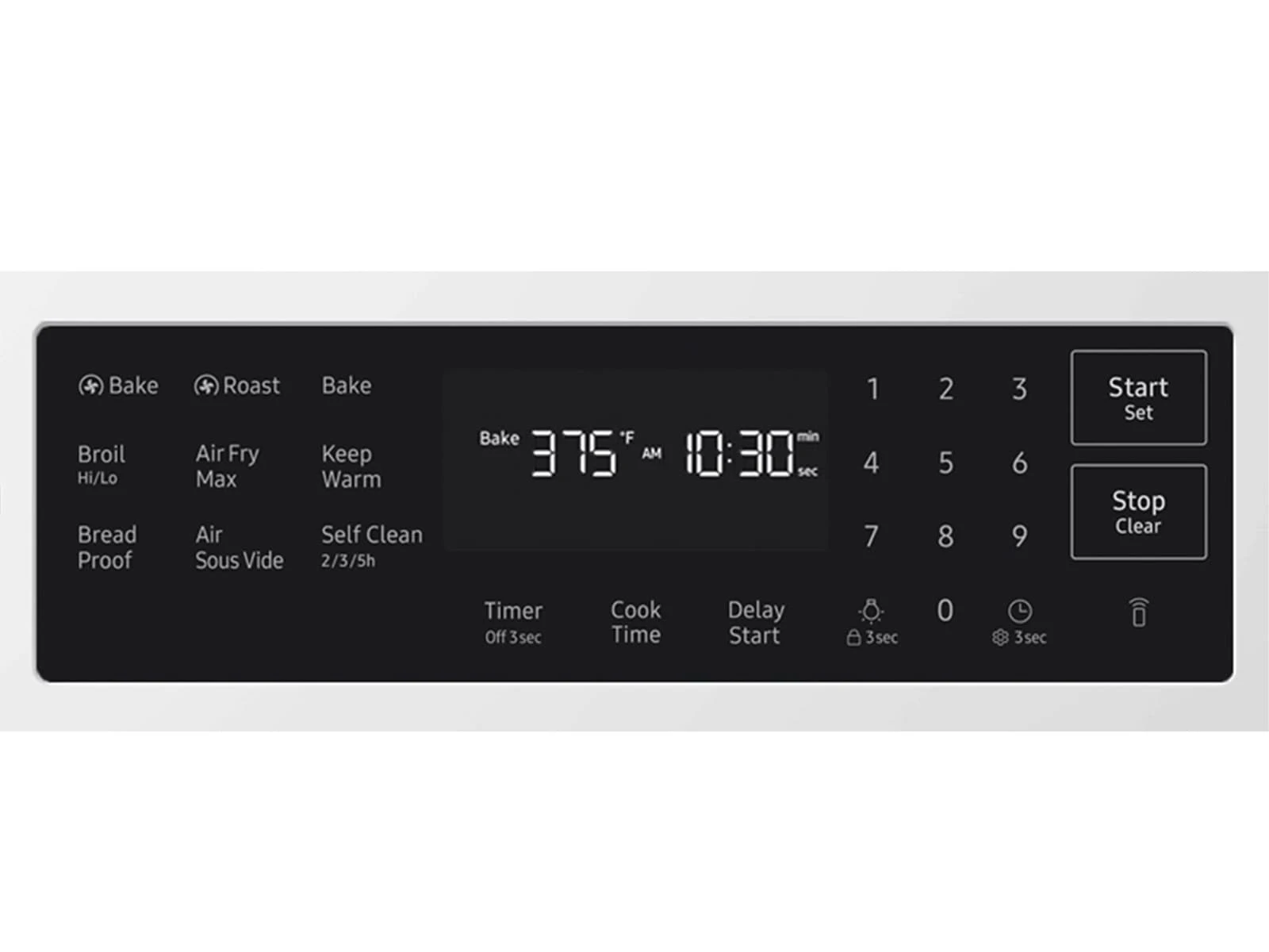 Bespoke Smart Slide-In Gas Range 6.0 cu. ft. with True Convection in White Glass view 9