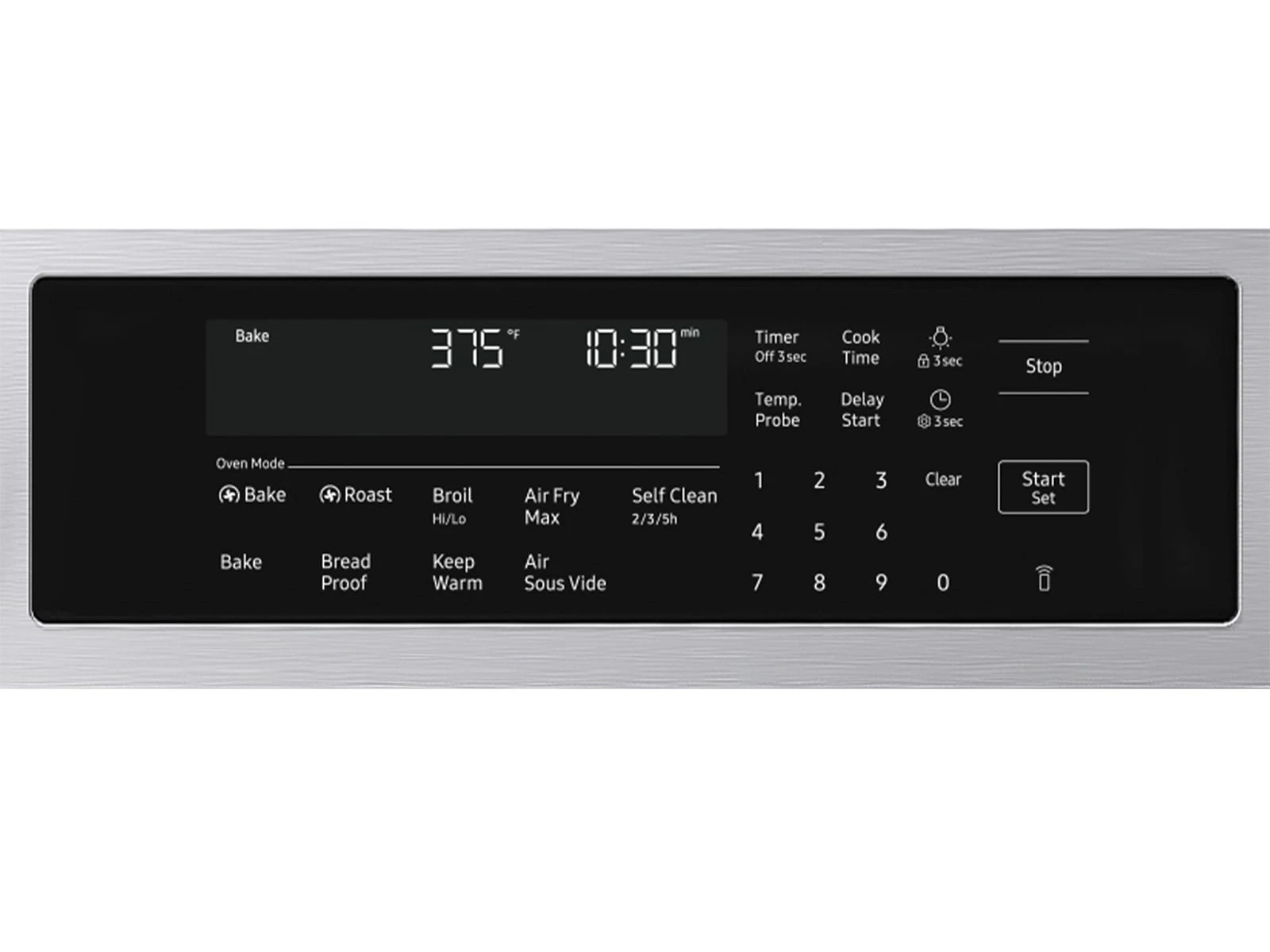 Bespoke Smart Slide-In Gas Range 6.0 cu. ft. with Illuminated Precision Knobs in Stainless Steel view 9