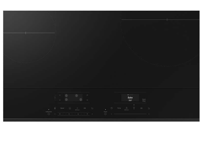 Bespoke 6.3 cu. ft. Smart Slide-In Induction Range with Anti-Scratch Glass Cooktop in Matte Black Steel view 10