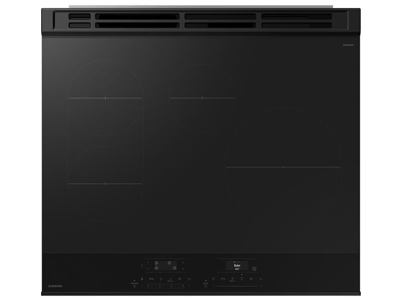 Bespoke Slide-in Induction Range – Stainless Steel view 2