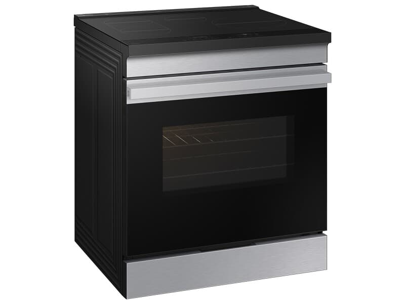 Bespoke Slide-in Induction Range Anti-Scratch Glass Cooktop | Wi-Fi | 6.3 cu.ft. – Stainless Steel view 5