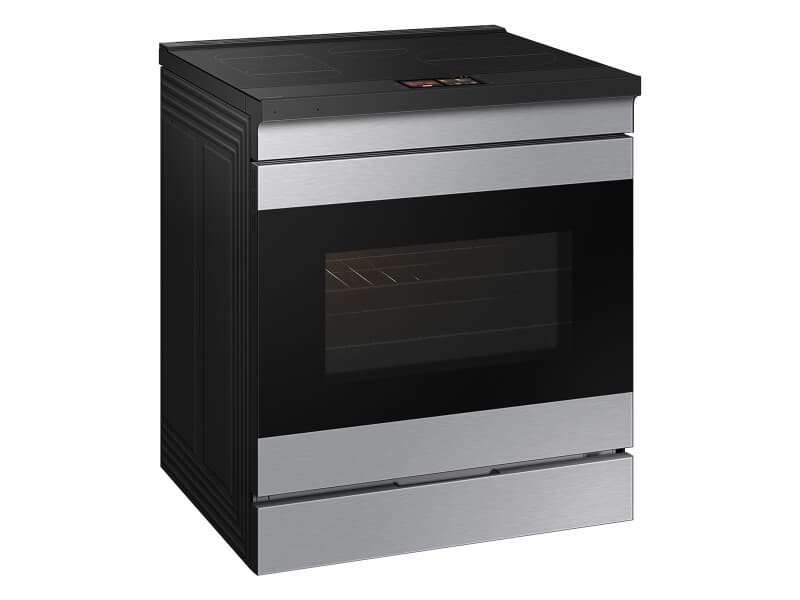 Bespoke 6.3 cu. ft. Smart Slide-In Induction Range with AI Home & Smart Oven Camera in Stainless Steel view 5