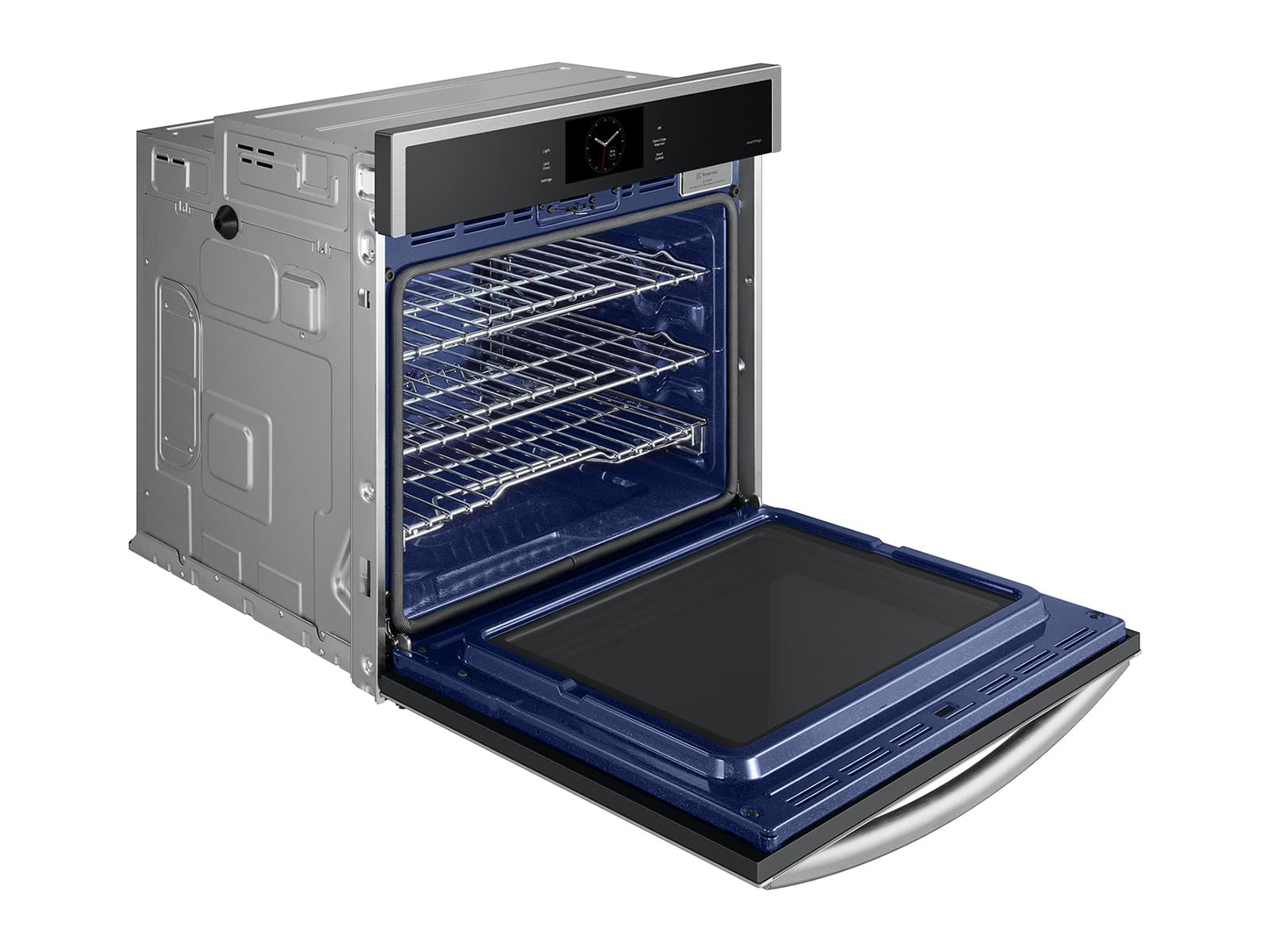 30" Smart Single Oven, Air Fry, Air Sous Vide, Steam Cooking,  Dual Fan True Convection,7" LCD display, Glide Rack, WIFI, 5.1 cu ft capacity – Stainless Steel view 10